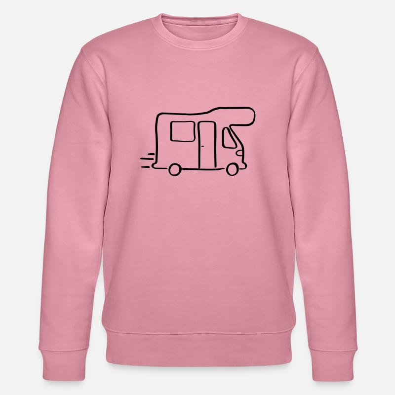 Wohnmobil - Stanley/Stella Unisex Bio-Sweatshirt CHANGER  - Lila Traum