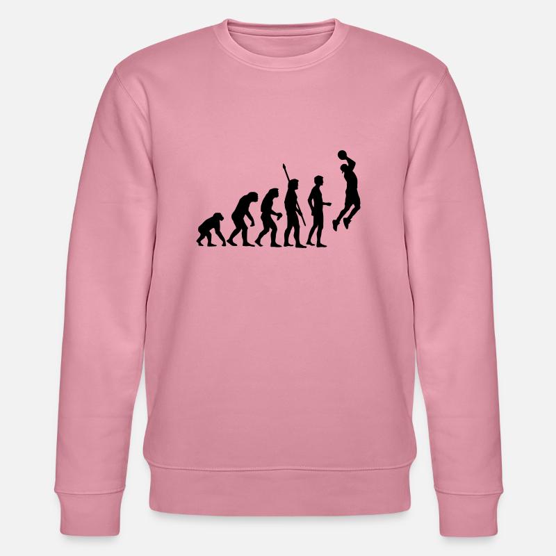 evolution_basketball_b_1c - Stanley/Stella Unisex Bio-Sweatshirt CHANGER  - Lila Traum