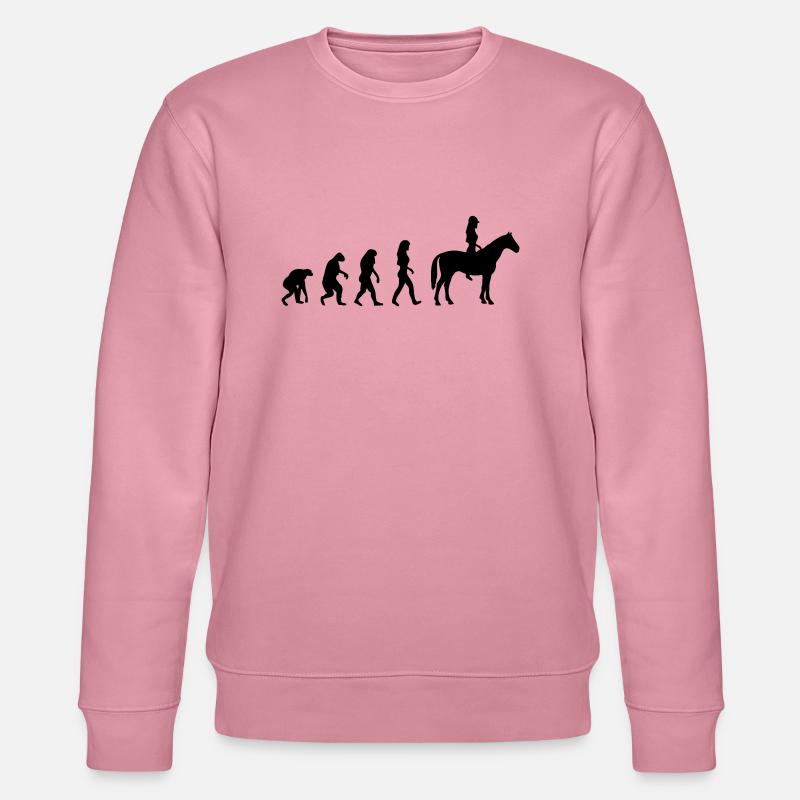 reiterin evolution frauen - Stanley/Stella Unisex Bio-Sweatshirt CHANGER  - Lila Traum