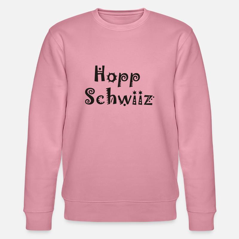 Hopp Schwiiz - Stanley/Stella Unisex Bio-Sweatshirt CHANGER  - Lila Traum