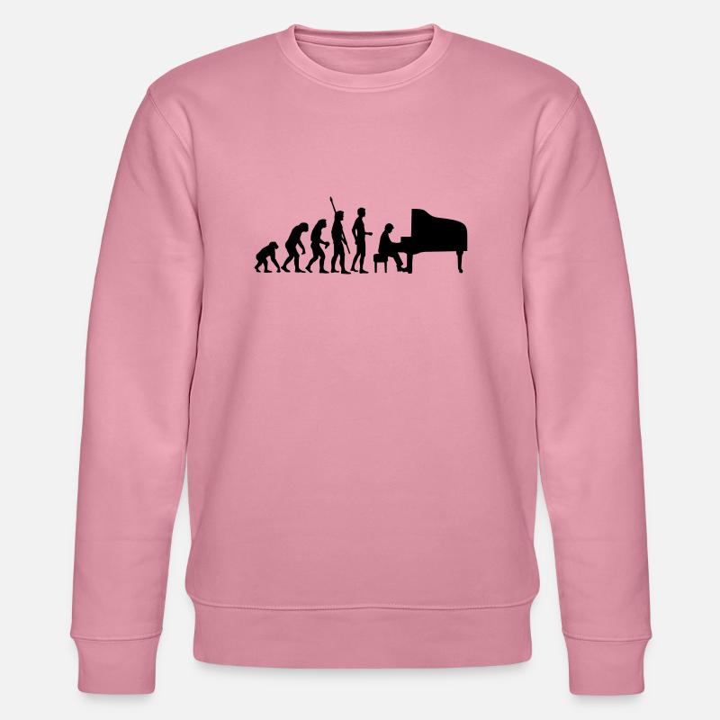 evolution_pianist - Stanley/Stella CHANGER Unisex Organic Sweatshirt - lilac dream