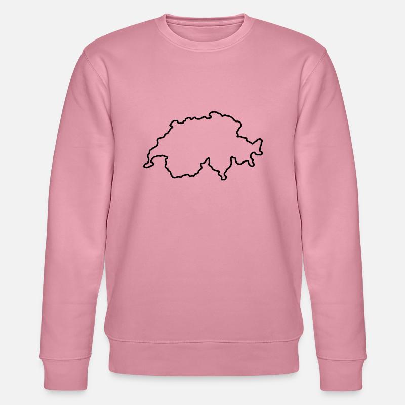 carte_suisse2 - Sweat bio CHANGER Stanley/Stella Unisexe - lilas onirique