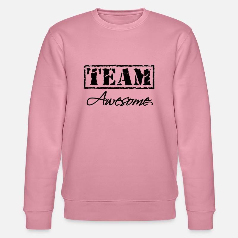 Team Awesome - Stanley/Stella Unisex Bio-Sweatshirt CHANGER  - Lila Traum