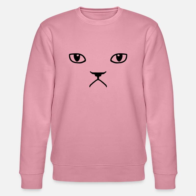 grumpy cat - Stanley/Stella Unisex Bio-Sweatshirt CHANGER  - Lila Traum