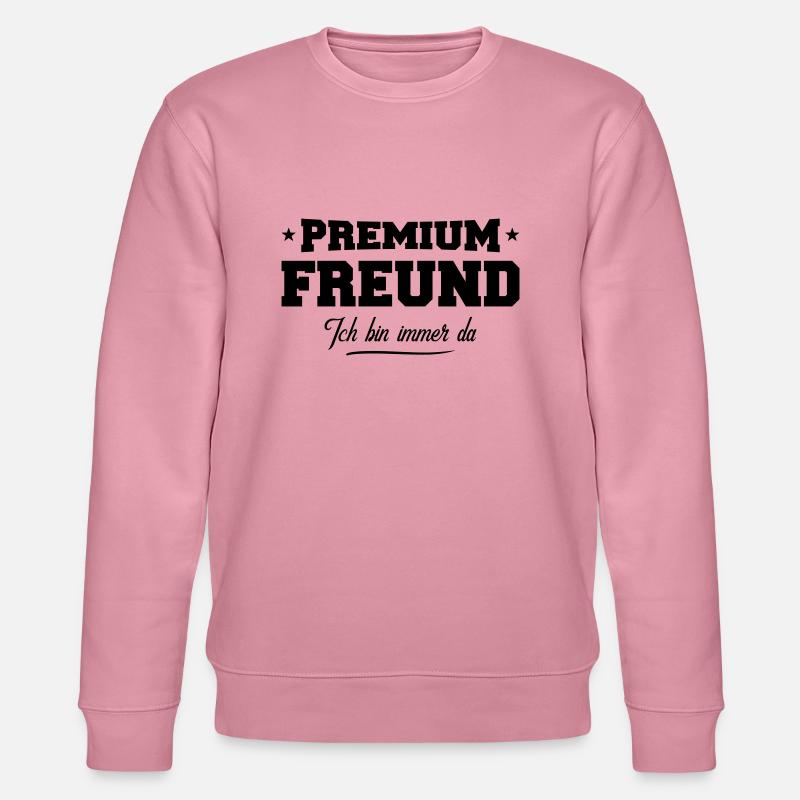 freund premium - Stanley/Stella Unisex Bio-Sweatshirt CHANGER  - Lila Traum