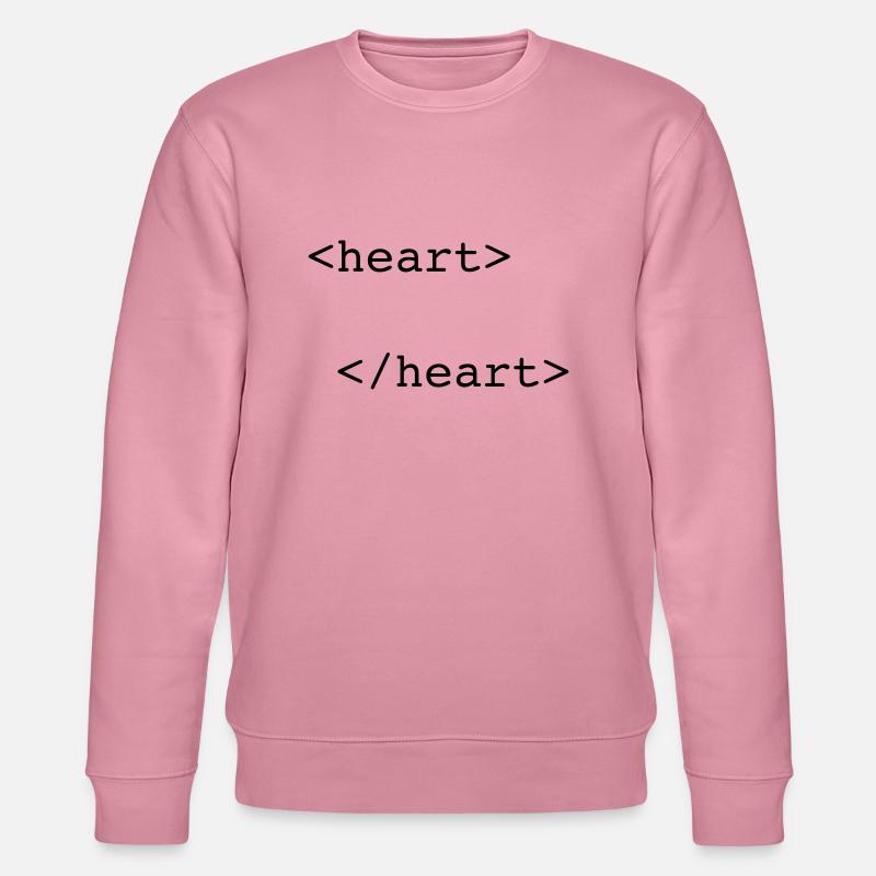 html heart - Stanley/Stella Unisex Bio-Sweatshirt CHANGER - Lila Traum