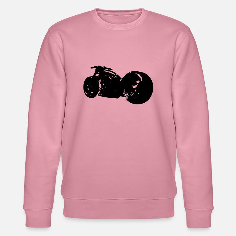 Motorrad großen roue1 - Stanley/Stella Unisex Bio-Sweatshirt CHANGER  - Lila Traum