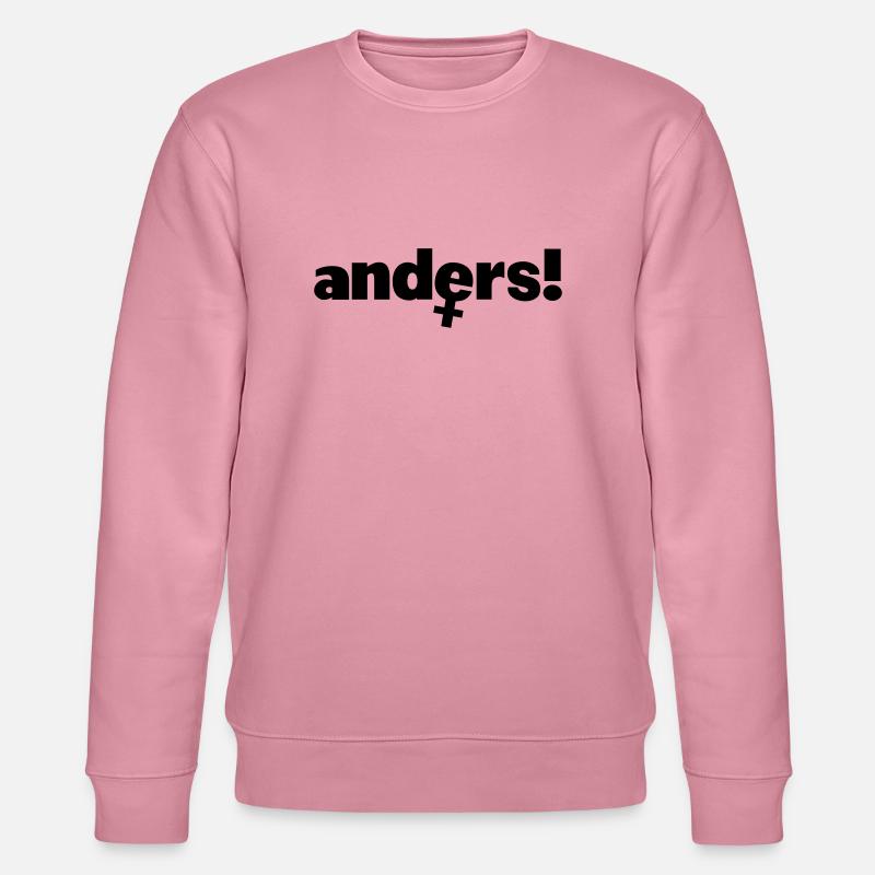 anders! - Stanley/Stella Unisex Bio-Sweatshirt CHANGER  - Lila Traum