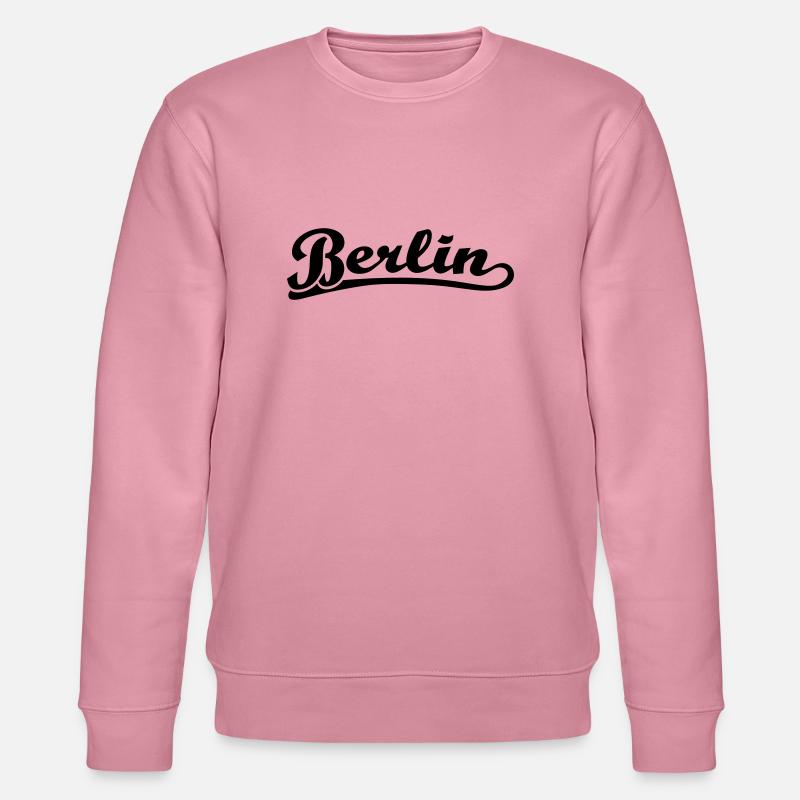 Berlin Schrift Retro - Stanley/Stella Unisex Bio-Sweatshirt CHANGER  - Lila Traum