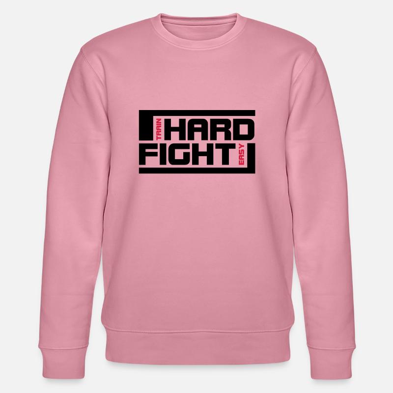 hard fight - Stanley/Stella Unisex Bio-Sweatshirt CHANGER  - Lila Traum