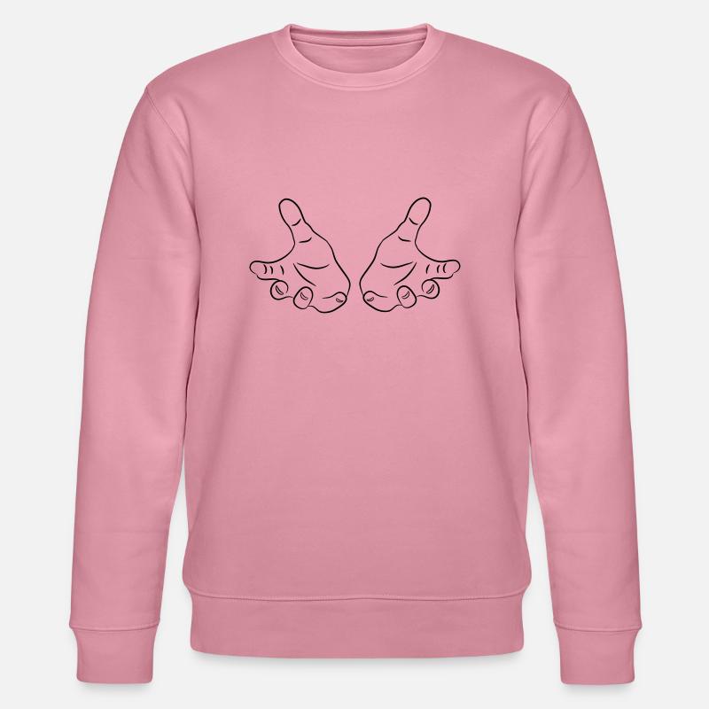 Mains - Sweat bio CHANGER Stanley/Stella Unisexe - lilas onirique