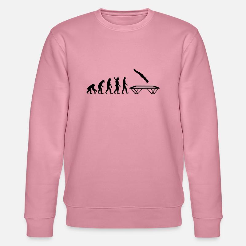 Evolution Trampoline - Stanley/Stella CHANGER Unisex Organic Sweatshirt - lilac dream