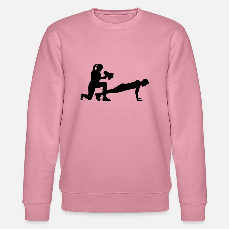 Fitnesstrainerin - Stanley/Stella Unisex Bio-Sweatshirt CHANGER  - Lila Traum