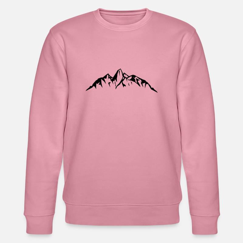 mountains - Stanley/Stella Unisex Bio-Sweatshirt CHANGER  - Lila Traum