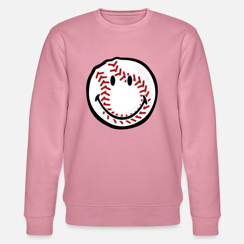 Smiley Baseball - Stanley/Stella Unisex Bio-Sweatshirt CHANGER  - Lila Traum
