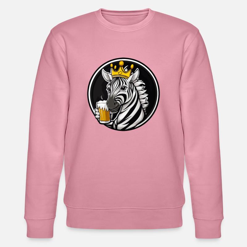 Zebra Bier - Stanley/Stella Unisex Bio-Sweatshirt CHANGER  - Lila Traum