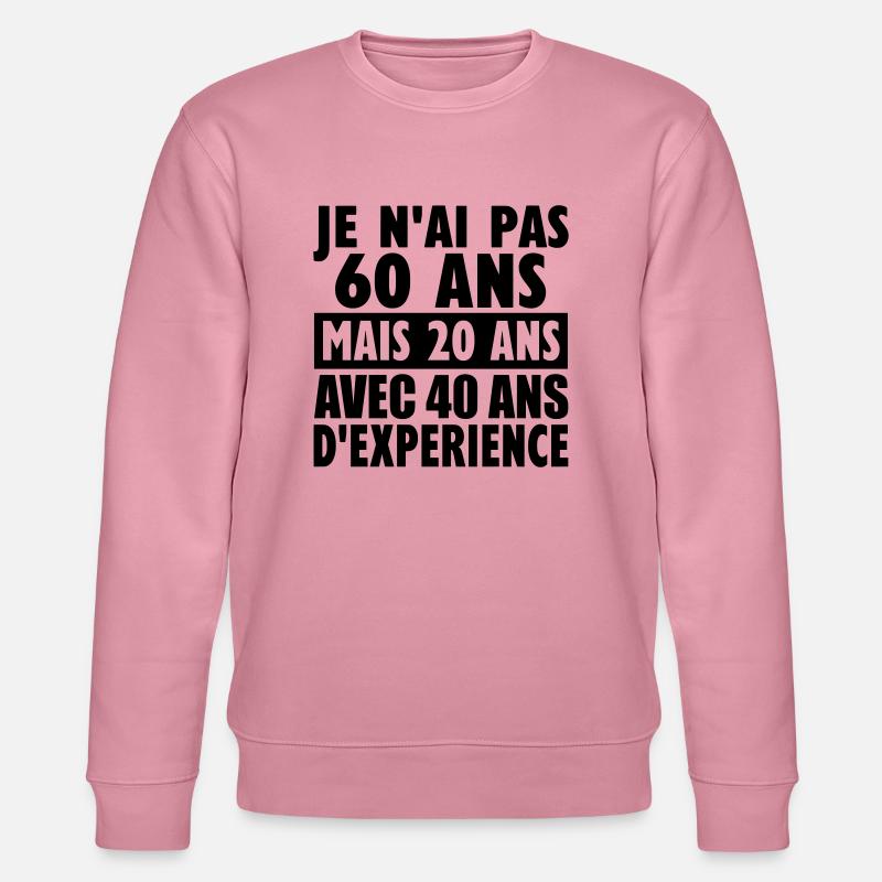 60 ans - Sweat bio CHANGER Stanley/Stella Unisexe - lilas onirique