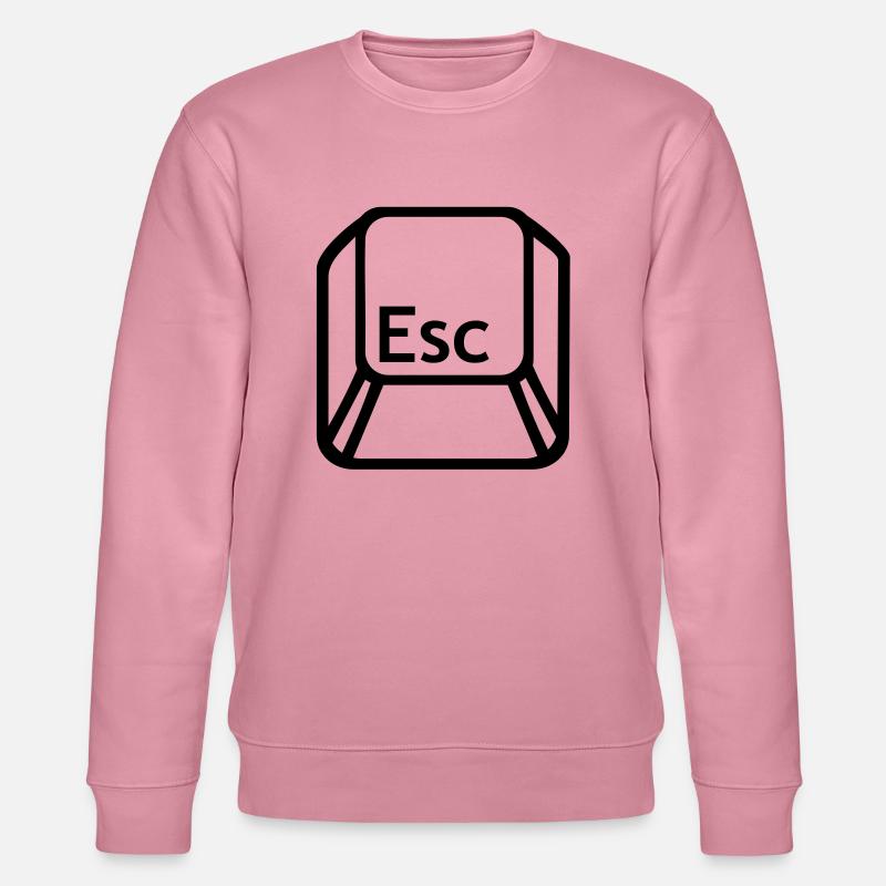 Esc Computer - Stanley/Stella Unisex Bio-Sweatshirt CHANGER  - Lila Traum