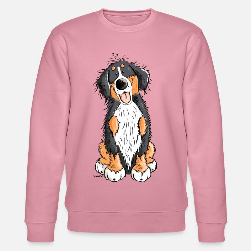 Berner Sennenhund mach Platz - Stanley/Stella Unisex Bio-Sweatshirt CHANGER  - Lila Traum