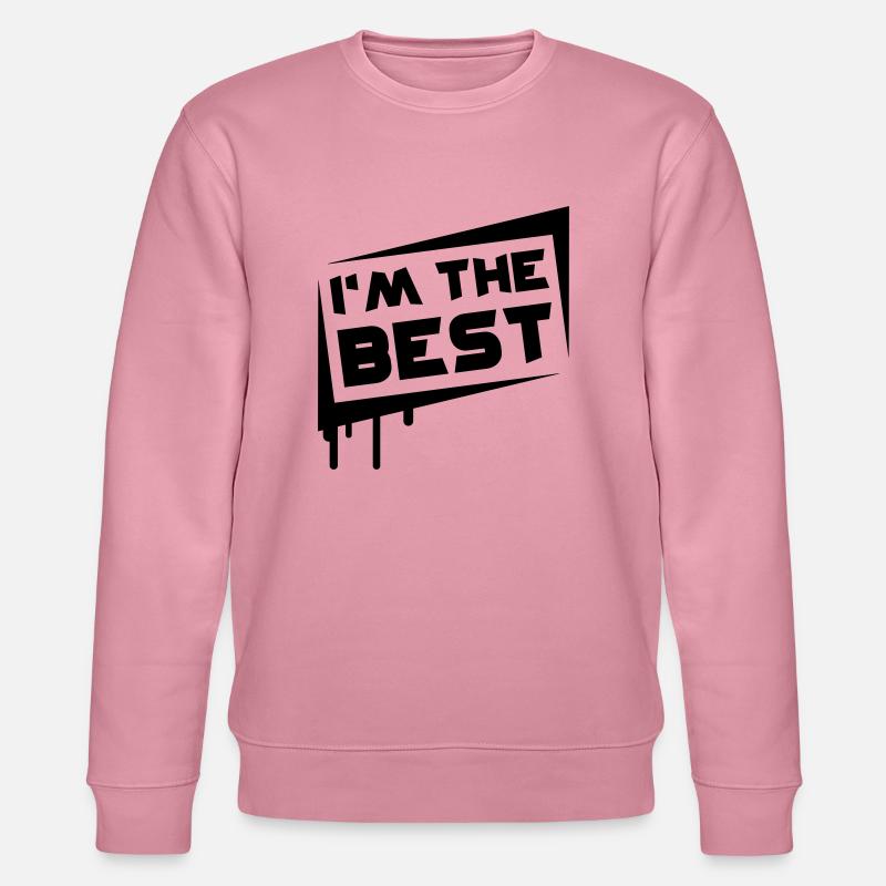 I'm The Best - Stanley/Stella Unisex Bio-Sweatshirt CHANGER  - Lila Traum