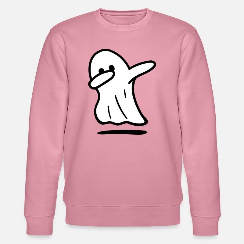 Ghost / Funny ghost / halloween / dabbing ghost - Stanley/Stella CHANGER Unisex Organic Sweatshirt - lilac dream