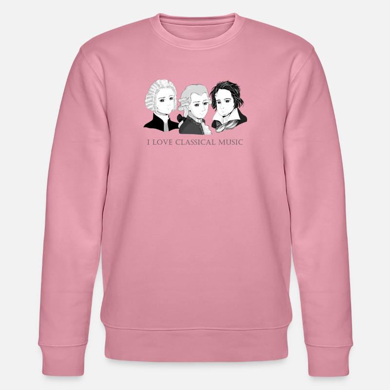 Bach - Mozart - Beethoven en chibi - Sweat bio CHANGER Stanley/Stella Unisexe - lilas onirique