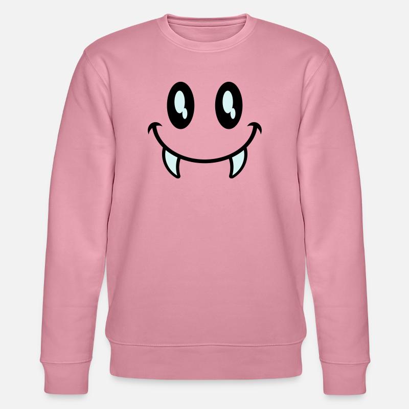 kleines monster smiley - Stanley/Stella Unisex Bio-Sweatshirt CHANGER  - Lila Traum