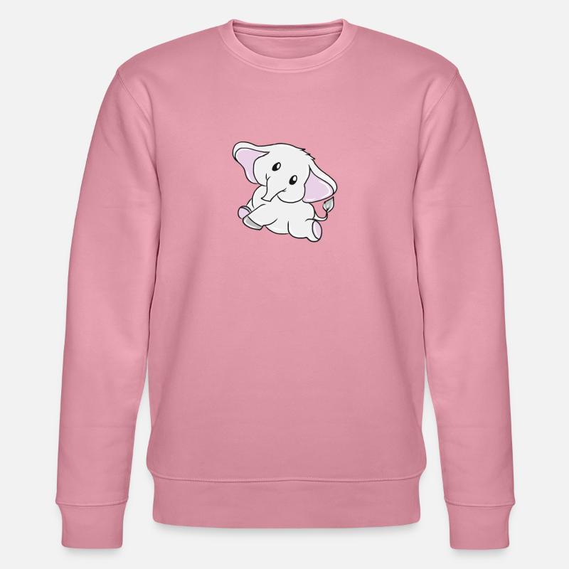 Elefant - Stanley/Stella Unisex Bio-Sweatshirt CHANGER  - Lila Traum