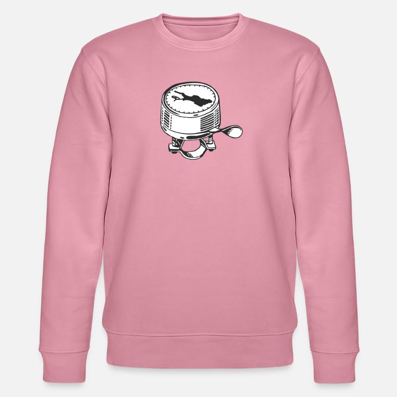 Fahrradklingel mit Bodensee Motiv - Stanley/Stella Unisex Bio-Sweatshirt CHANGER  - Lila Traum