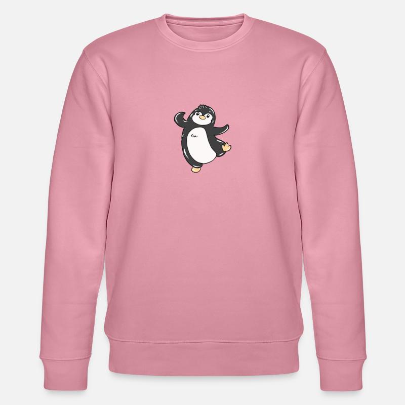 Pinguin - Stanley/Stella Unisex Bio-Sweatshirt CHANGER  - Lila Traum