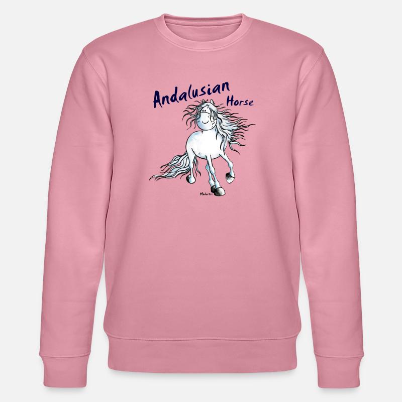 Pfiffiger Andalusier - Pferd - Stanley/Stella Unisex Bio-Sweatshirt CHANGER  - Lila Traum