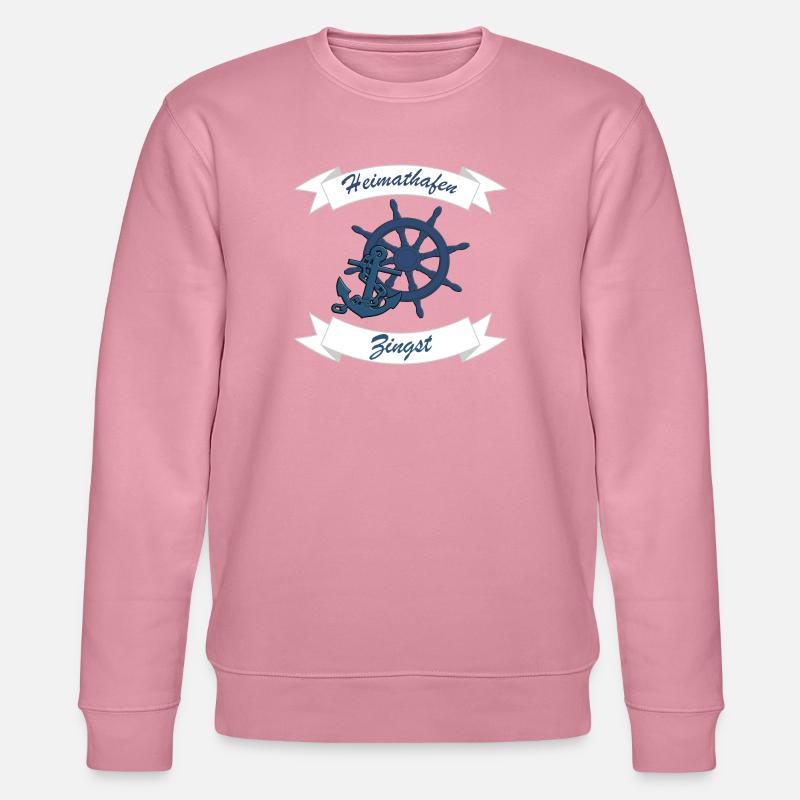 Heimathafen Zingst - Ostsee Darss Geschenk - Stanley/Stella Unisex Bio-Sweatshirt CHANGER - Lila Traum
