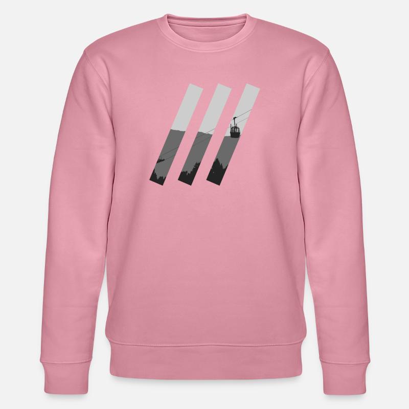 Gondel Schrägstriche - Stanley/Stella Unisex Bio-Sweatshirt CHANGER  - Lila Traum