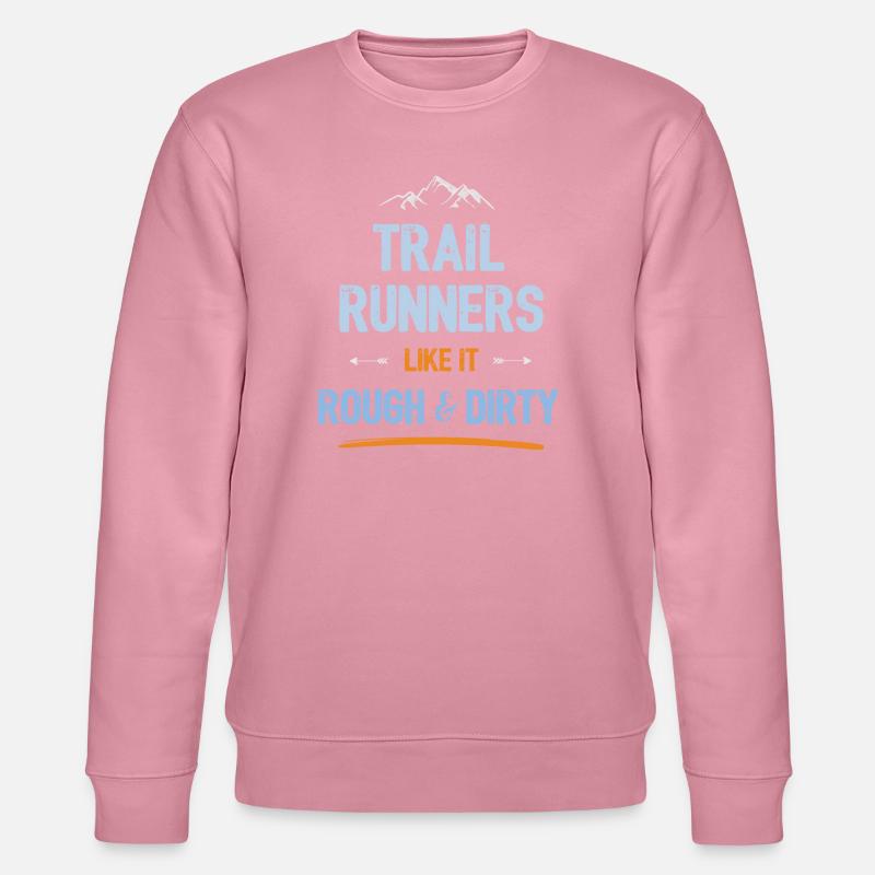 Trailrunner mögen es rau und schmutzig - Stanley/Stella Unisex Bio-Sweatshirt CHANGER  - Lila Traum