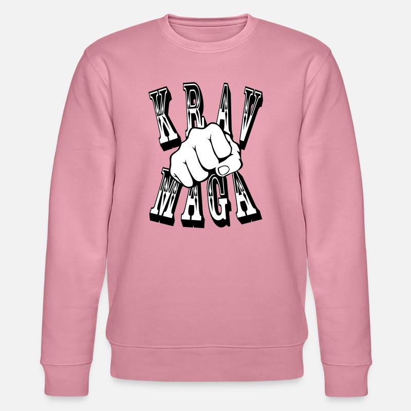 Krav Maga Schlag - Stanley/Stella Unisex Bio-Sweatshirt CHANGER  - Lila Traum