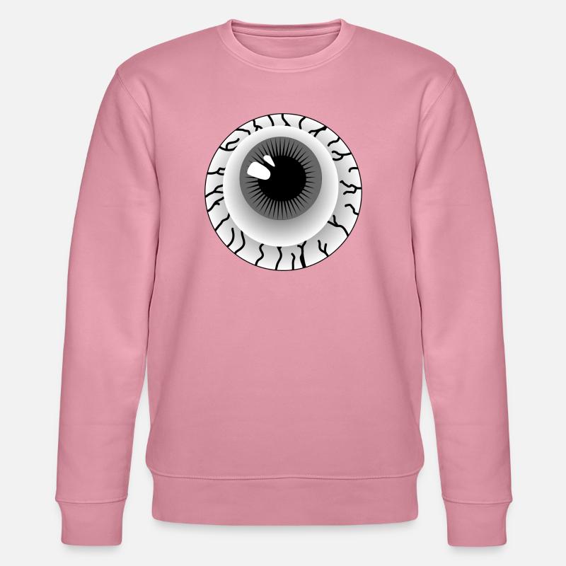 Globe oculaire gris - Sweat bio CHANGER Stanley/Stella Unisexe - lilas onirique