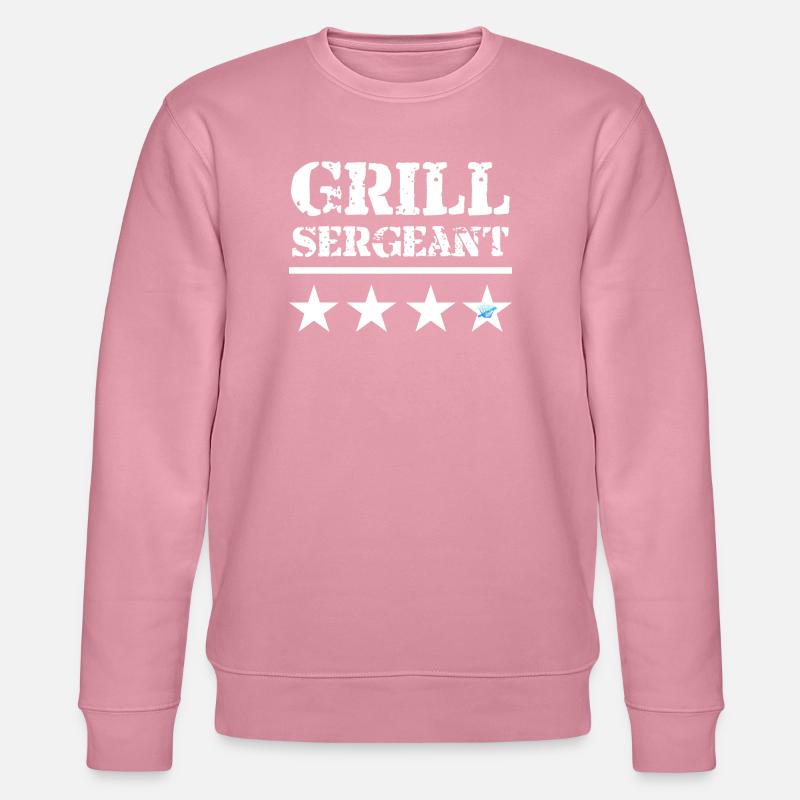Grill Sergeant - BBQ King - Stanley/Stella Unisex Bio-Sweatshirt CHANGER  - Lila Traum