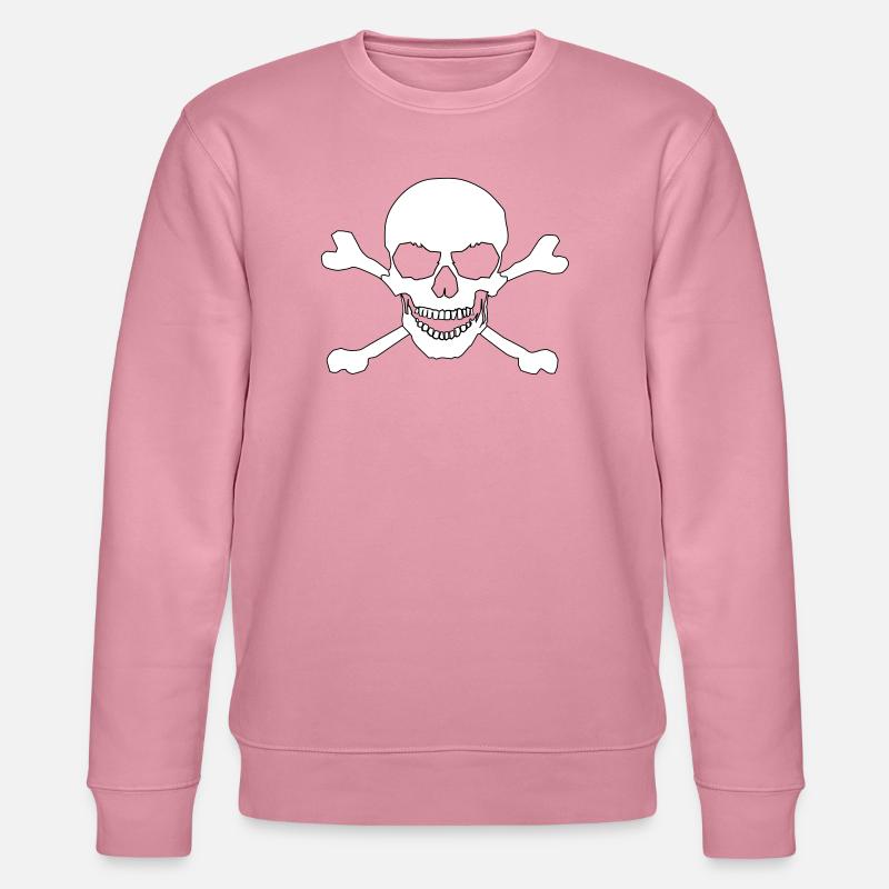 Skull and crossed bones - Stanley/Stella Unisex Bio-Sweatshirt CHANGER  - Lila Traum