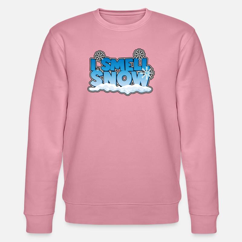 Ich rieche Schnee - Stanley/Stella Unisex Bio-Sweatshirt CHANGER  - Lila Traum