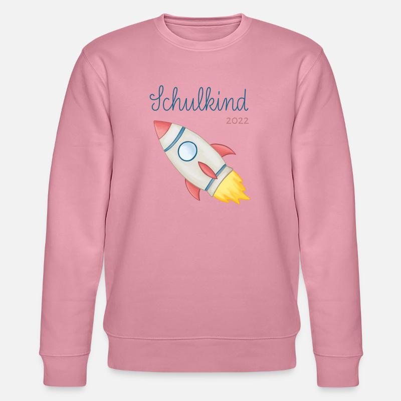 Schulkind 2022 Rakete - Stanley/Stella Unisex Bio-Sweatshirt CHANGER  - Lila Traum