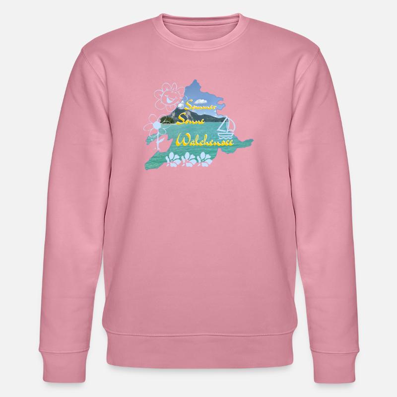 Soleil d’été Walchensee - Sweat bio CHANGER Stanley/Stella Unisexe - lilas onirique