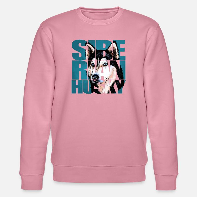 Siberian Husky Portrait - Stanley/Stella Unisex Bio-Sweatshirt CHANGER  - Lila Traum