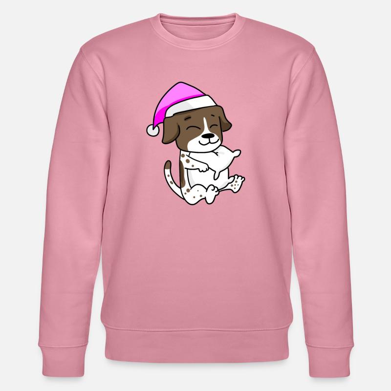 Hund Hunderasse Deutsch Kurzhaar - Stanley/Stella Unisex Bio-Sweatshirt CHANGER  - Lila Traum