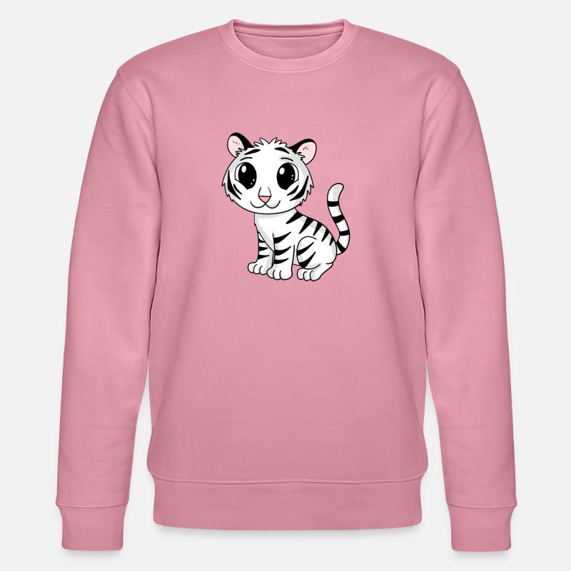 tigre blanc - Sweat bio CHANGER Stanley/Stella Unisexe - lilas onirique