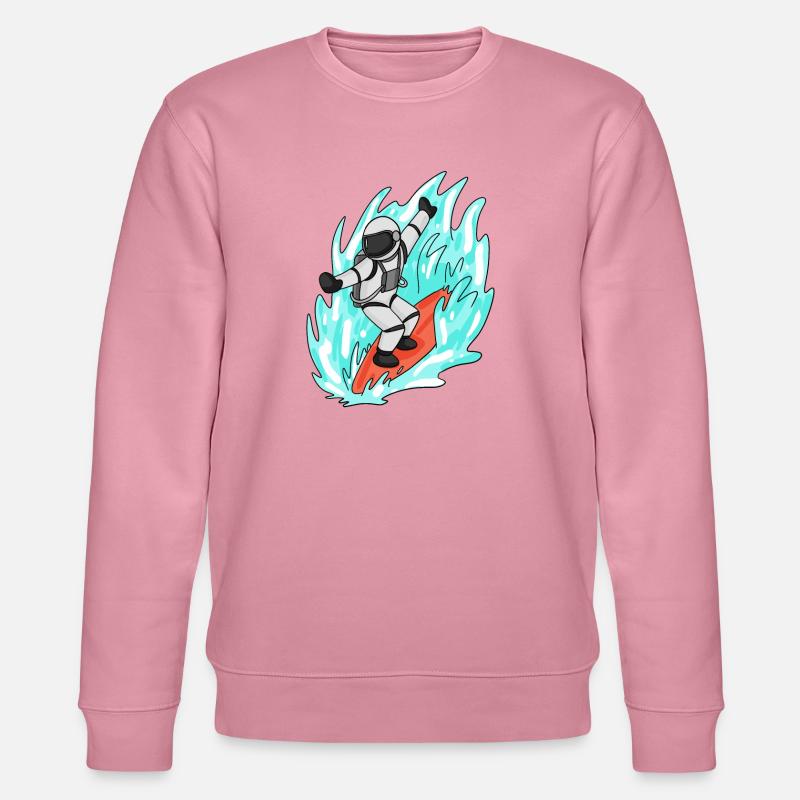 Astronaute surfant - Sweat bio CHANGER Stanley/Stella Unisexe - lilas onirique