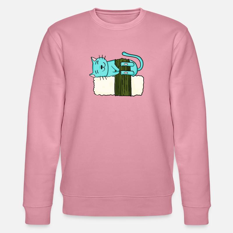 Sushi Katze - Stanley/Stella Unisex Bio-Sweatshirt CHANGER  - Lila Traum