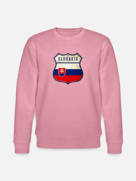 Slowakei Flaggen Wappen Design - Stanley/Stella Unisex Bio-Sweatshirt CHANGER  - Lila Traum