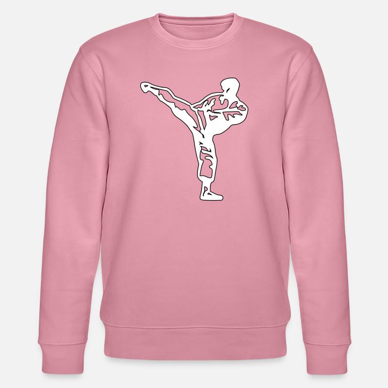 karate weiss - Stanley/Stella Unisex Bio-Sweatshirt CHANGER  - Lila Traum