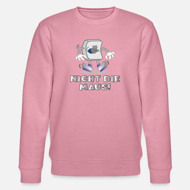 KOSENAME MAUS COMPUTERTASTATUR INFORMATIK - Stanley/Stella Unisex Bio-Sweatshirt CHANGER  - Lila Traum