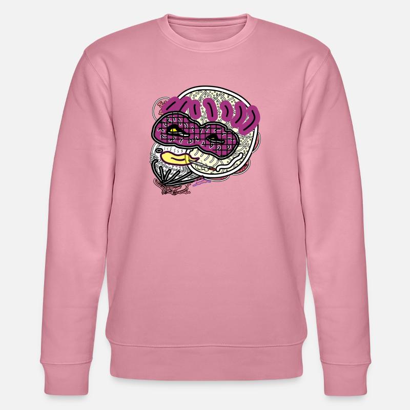 Comic man - Stanley/Stella CHANGER Unisex Organic Sweatshirt - lilac dream